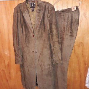 Yummy Suede Coat and  matching Pants